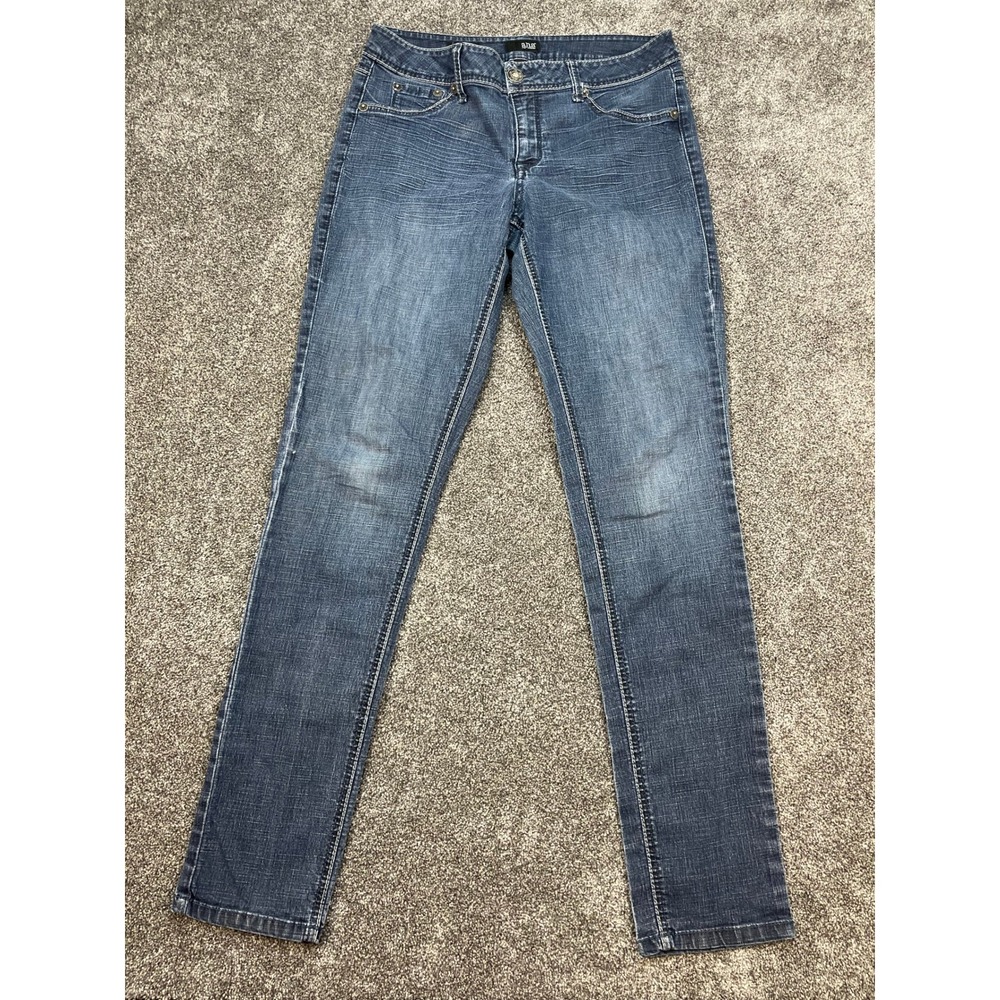 A.N.A A New Approach Skinny Jeans Women's Size 8 Dark Blue Wash Stretch‎ Classic